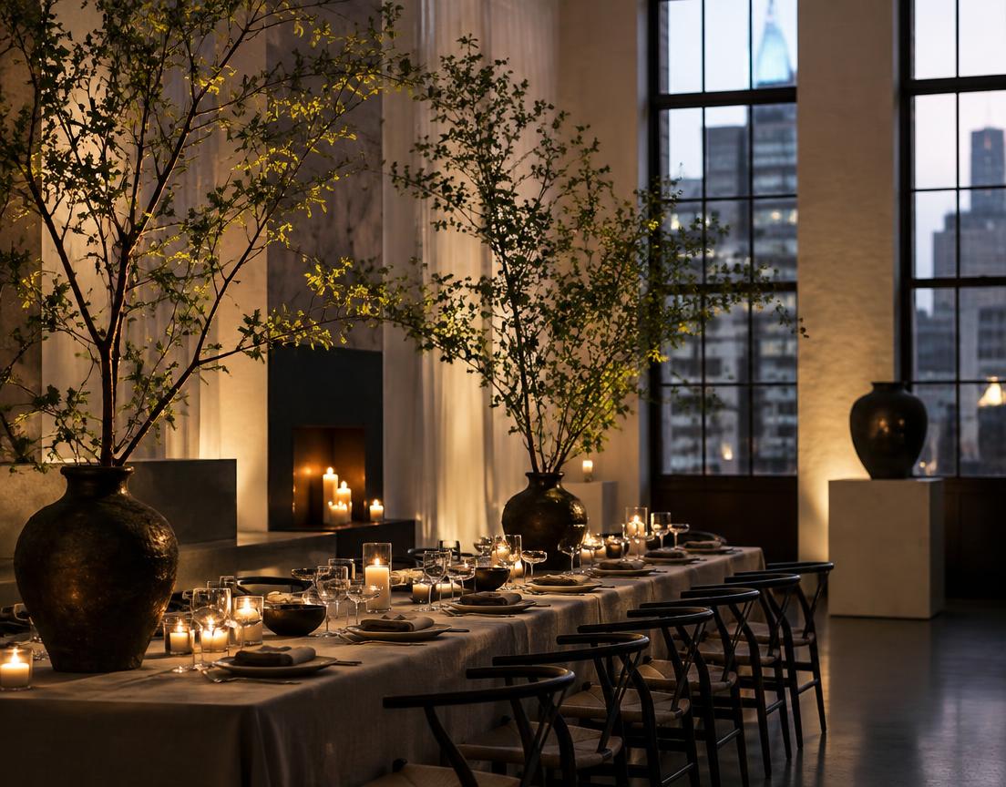 Concept event table styled with branches